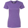 Next Level Women's Purple Rush CVC Crew Tee