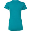 Next Level Women's Teal CVC Crew Tee