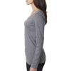 Next Level Women's Premium Heather Triblend Long-Sleeve Scoop Tee