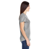 Anvil Women's Heather Grey Triblend Scoop Neck T-Shirt