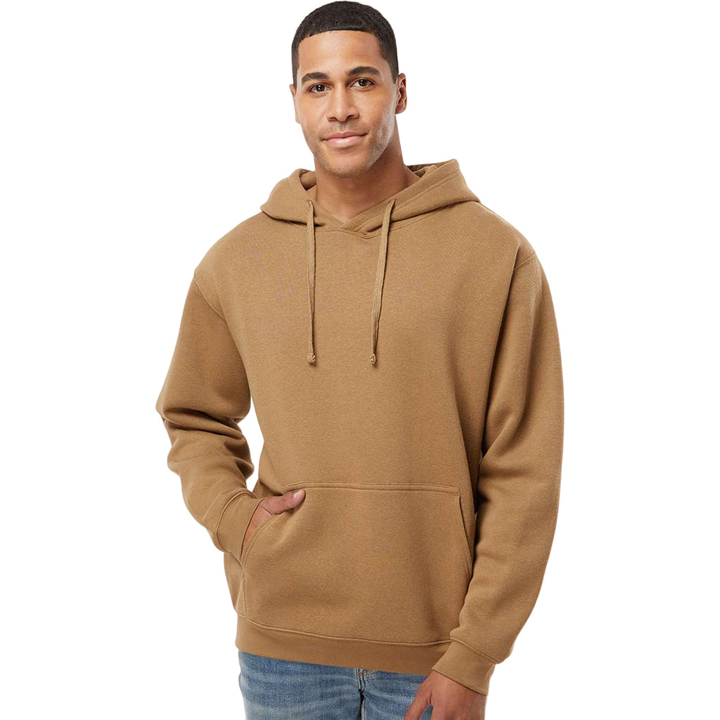 LAT Unisex Coyote Brown Elevated FleeceBasic Hoodie