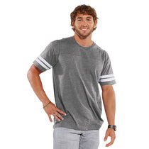 LAT Men's Vintage Heather/Blended White Football Fine Jersey T-Shirt
