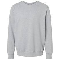 Jerzees Men's Frost Grey Heather Eco Premium Blend Ring-Spun Crewneck Sweatshirt