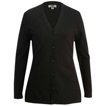 Edwards Women's Black V-Neck Long Cardigan