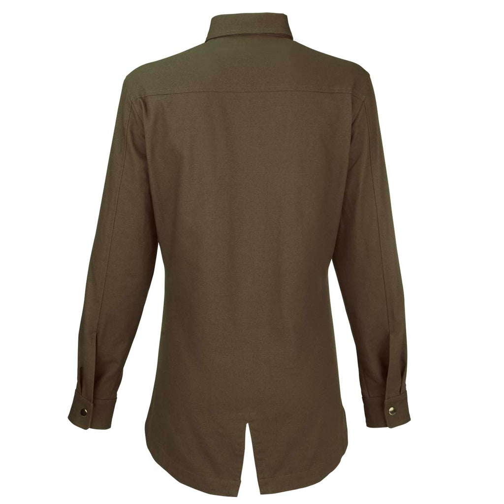 Vantage Women's Taupe Green Boulder Shirt Jacket