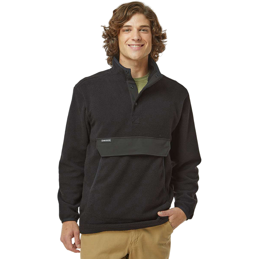 Dri Duck Men's Black Timber Mountain Fleece Pullover