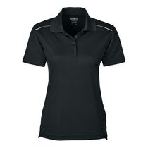 Core 365 Women's Black Radiant Performance Pique Polo
