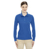 Core 365 Women's True Royal Pinnacle Performance Long-Sleeve Pique Polo