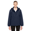 Core 365 Women's Classic Navy Profile Fleece-Lined All-Season Jacket