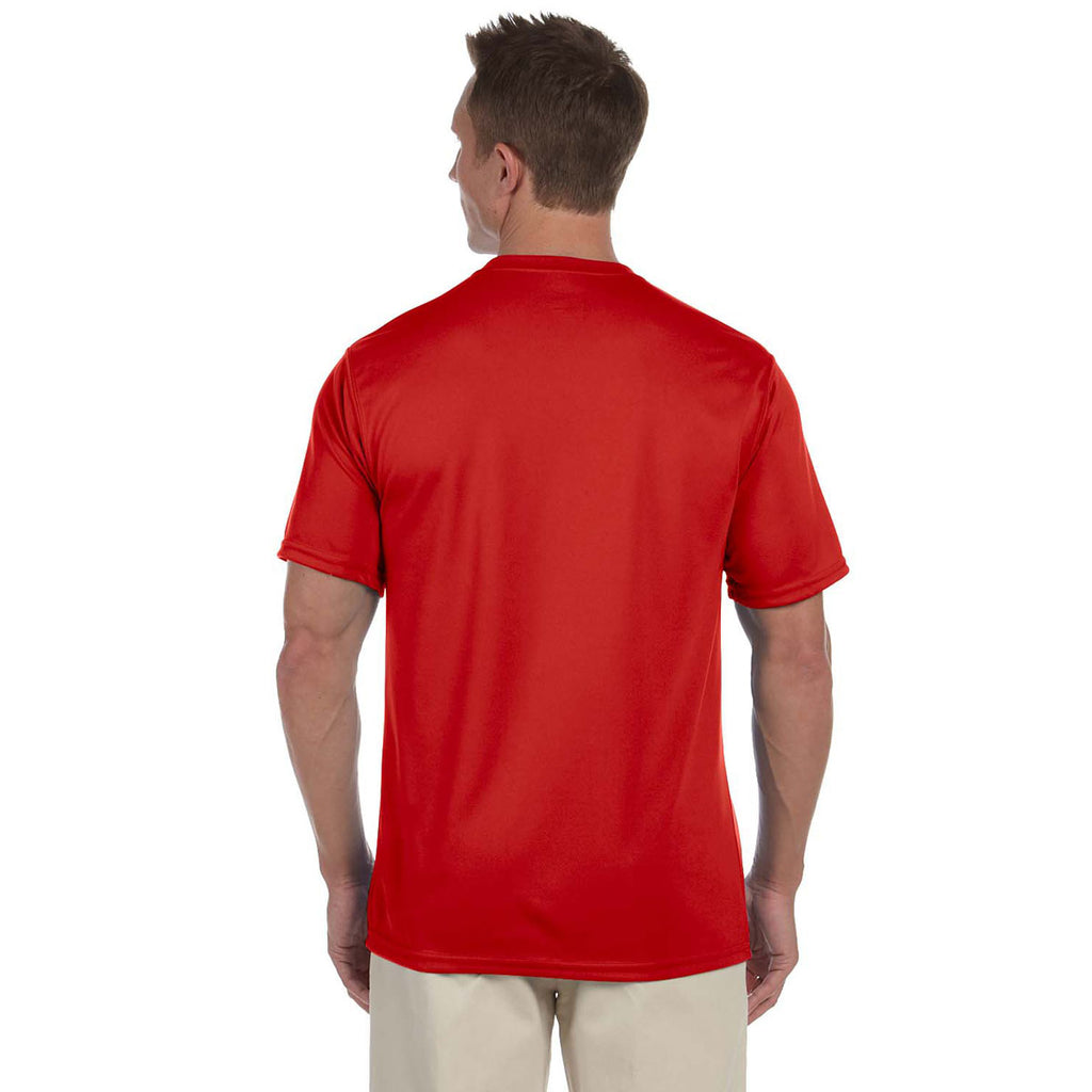 Augusta Sportswear Men's Red Wicking T-Shirt