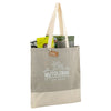 Leed's Grey Split Recycled 5oz Cotton Twill Convention Tote