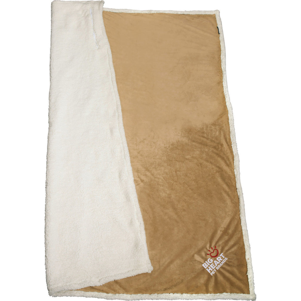 Field & Co. Tan Sherpa Blanket