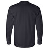 Bayside Men's Navy USA-Made Long Sleeve T-Shirt with Pocket