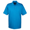 UltraClub Men's Pacific Blue Cool & Dry Mesh Pique Polo