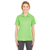 UltraClub Women's Light Green Cool & Dry Mesh Pique Polo