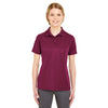 UltraClub Women's Maroon Cool & Dry Mesh Pique Polo