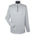 UltraClub Men's Grey Cool & Dry Sport Quarter-Zip Pullover