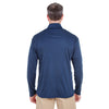 UltraClub Men's Navy Cool & Dry Sport Quarter-Zip Pullover