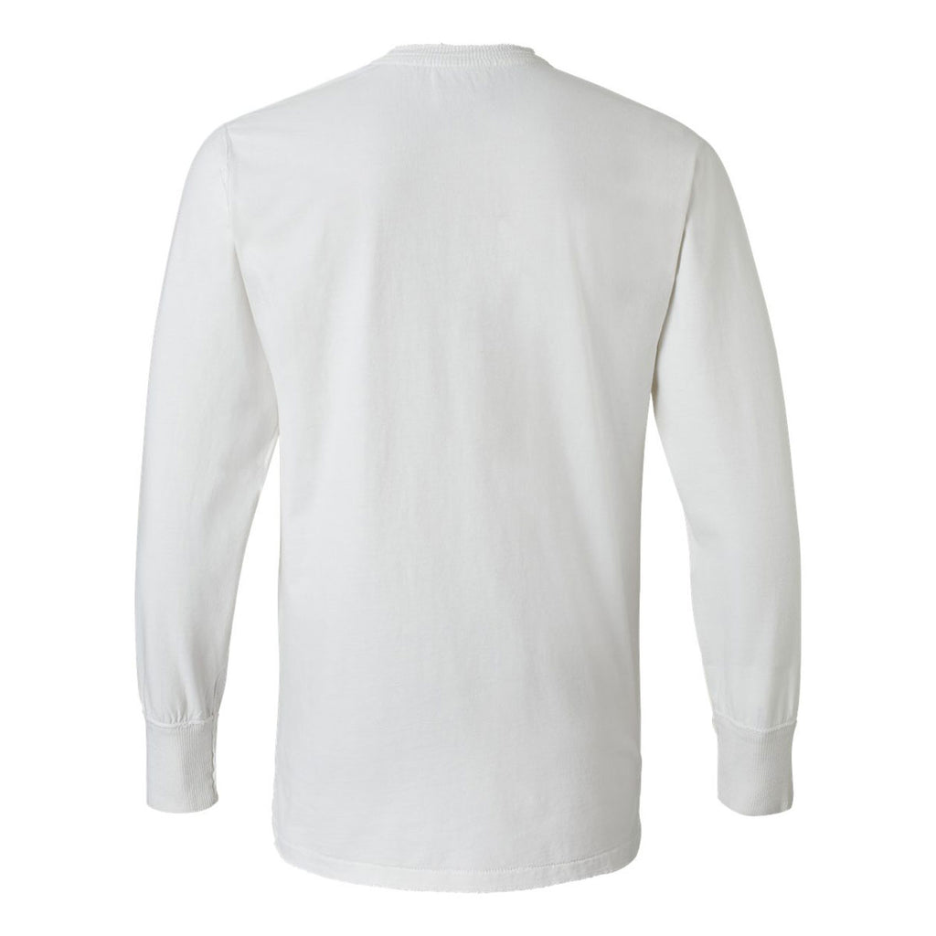 J. America Men's Antique White Vintage Brushed Jersey Henley