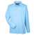 UltraClub Men's Columbia Blue Cool & Dry Sport Long-Sleeve Polo