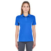 UltraClub Women's Royal/White Cool & Dry Sport Two-Tone Polo