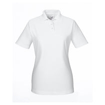 UltraClub Women's White Cool & Dry Elite Performance Polo