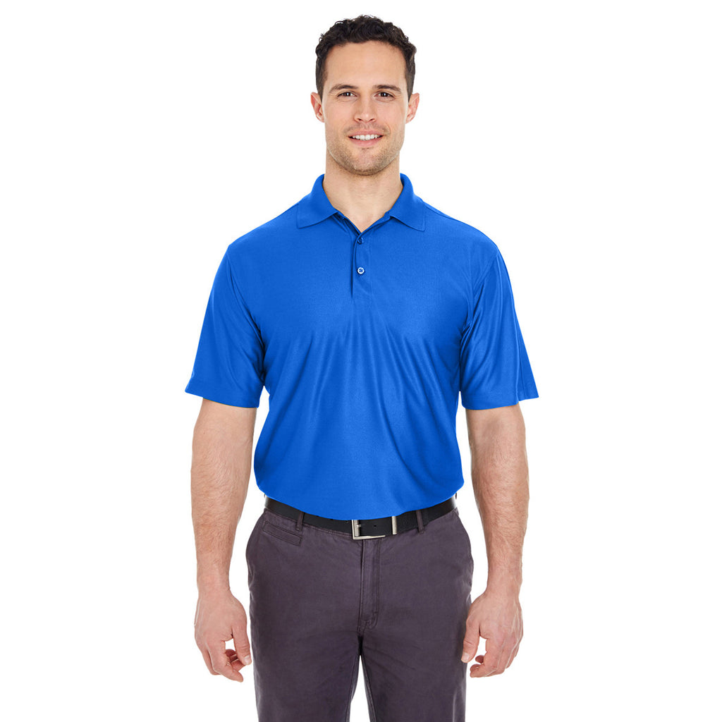 UltraClub Men's Royal Cool & Dry Elite Performance Polo