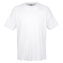 UltraClub Men's White Cool & Dry Sport Performance Interlock T-Shirt