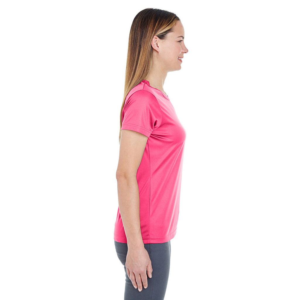 UltraClub Women's Heliconia Cool & Dry Sport Performance Interlock T-Shirt