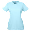 UltraClub Women's Ice Blue Cool & Dry Sport Performance Interlock T-Shirt