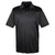 UltraClub Men's Black Cool & Dry Sport Performance Interlock Polo