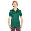 UltraClub Women's Forest Green Cool & Dry Sport Performance Interlock Polo