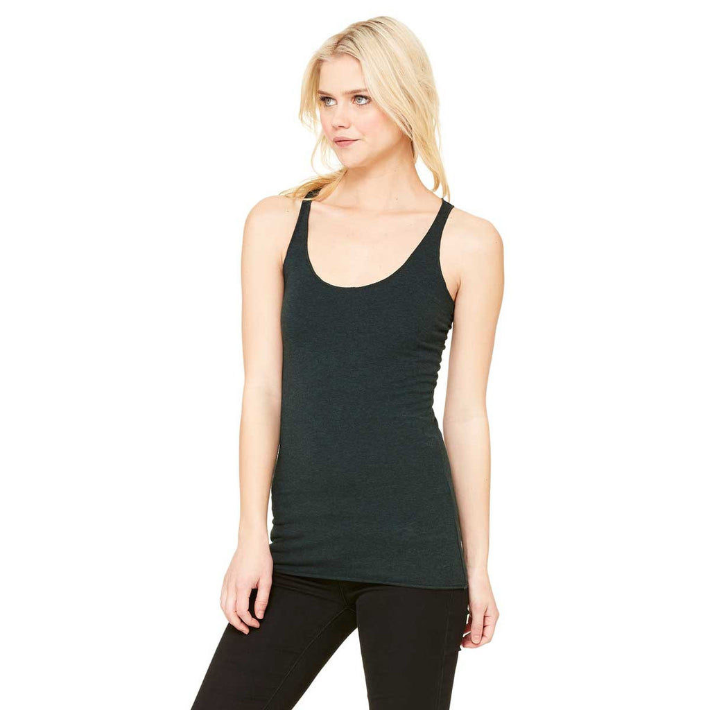 Bella + Canvas Women's Emerald Triblend Racerback Tank