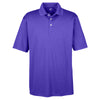 UltraClub Men's Purple Cool & Dry Stain-Release Performance Polo