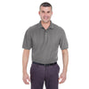 UltraClub Men's Graphite Whisper Pique Polo