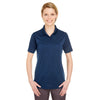 UltraClub Women's Navy Cool & Dry 8 Star Elite Performance Interlock Polo