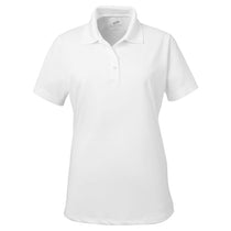 UltraClub Women's White Cool & Dry 8 Star Elite Performance Interlock Polo