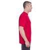 UltraClub Men's Red Cool & Dry Basic Performance T-Shirt