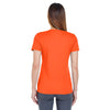 UltraClub Women's Bright Orange Cool & Dry Basic Performance T-Shirt