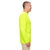 UltraClub Men's Bright Yellow Cool & Dry Performance Long-Sleeve Top