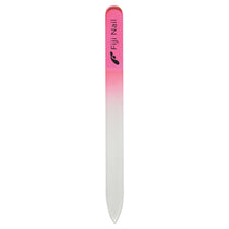 Hit Pink Glass Nail File in Sleeve