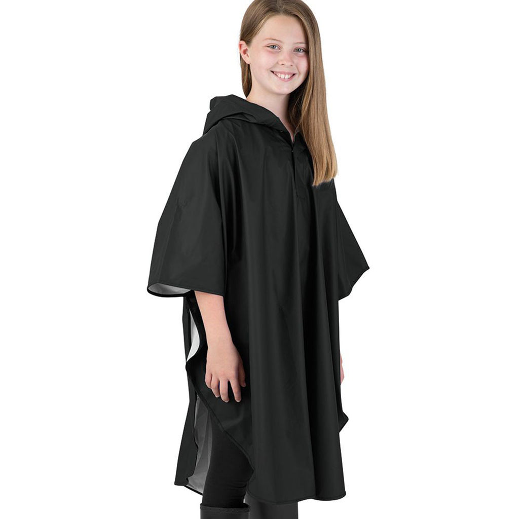 Charles River Youth Black Pacific Poncho