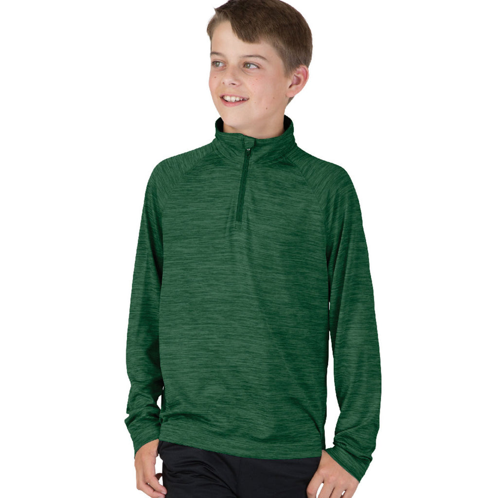 Charles River Youth Forest Space Dye Performance Pullover