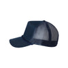 Valucap Navy Five-Panel Trucker Cap