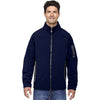 North End Men's Classic Navy Three-Layer Fleece Technical Jacket