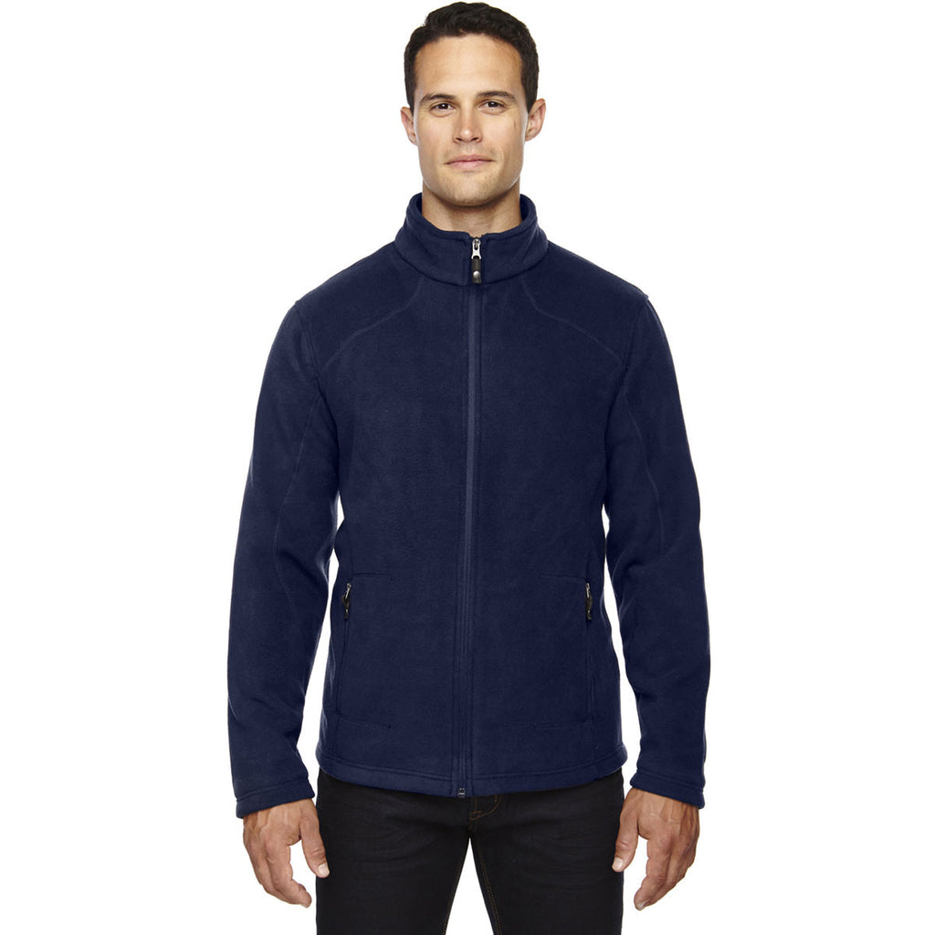 North End Men's Classic Navy Voyage Fleece Jacket