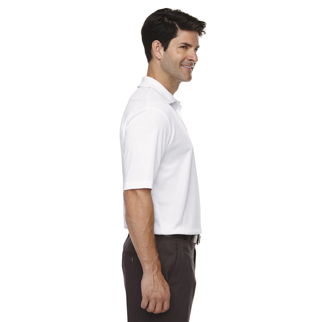 Core 365 Men's White Tall Origin Performance Pique Polo