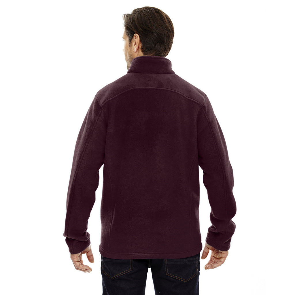 Core 365 Men's Burgundy Journey Fleece Jacket