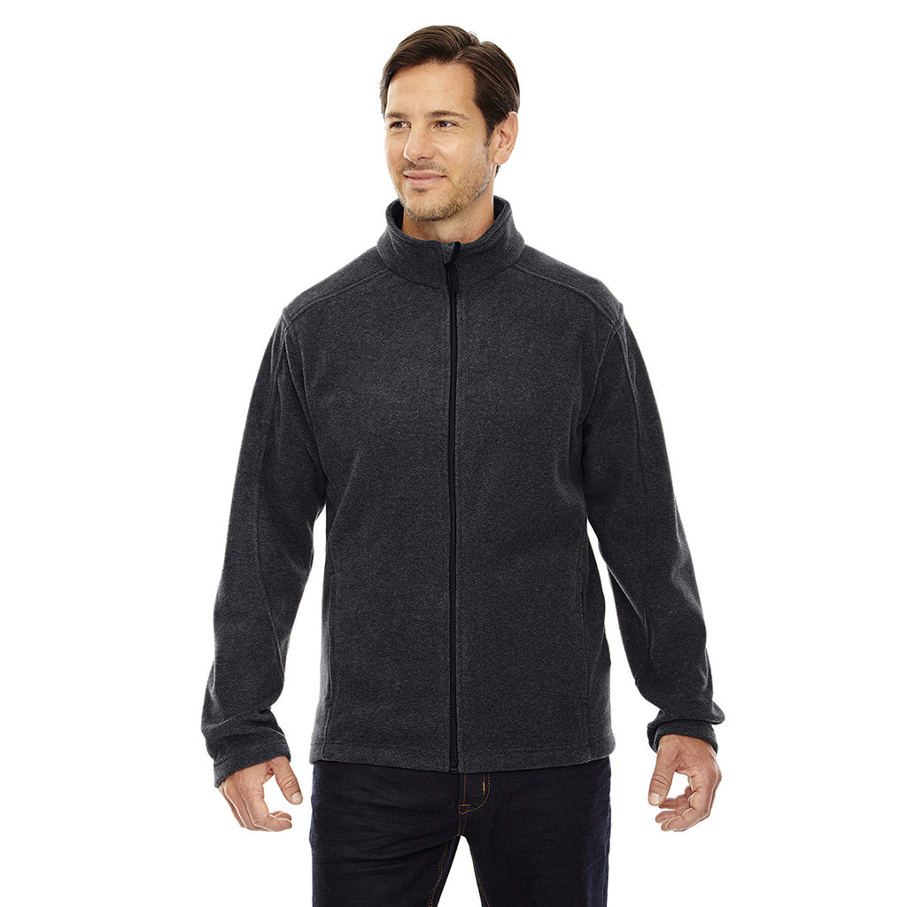 Core 365 Men's Heather Charcoal Journey Fleece Jacket