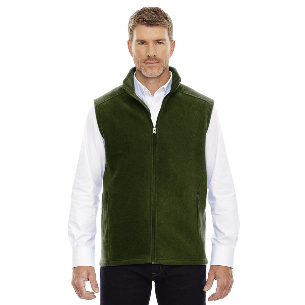 Core 365 Men's Forest Green Journey Fleece Vest